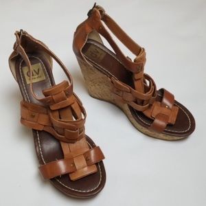 Dolce Vita leather wedges size 9